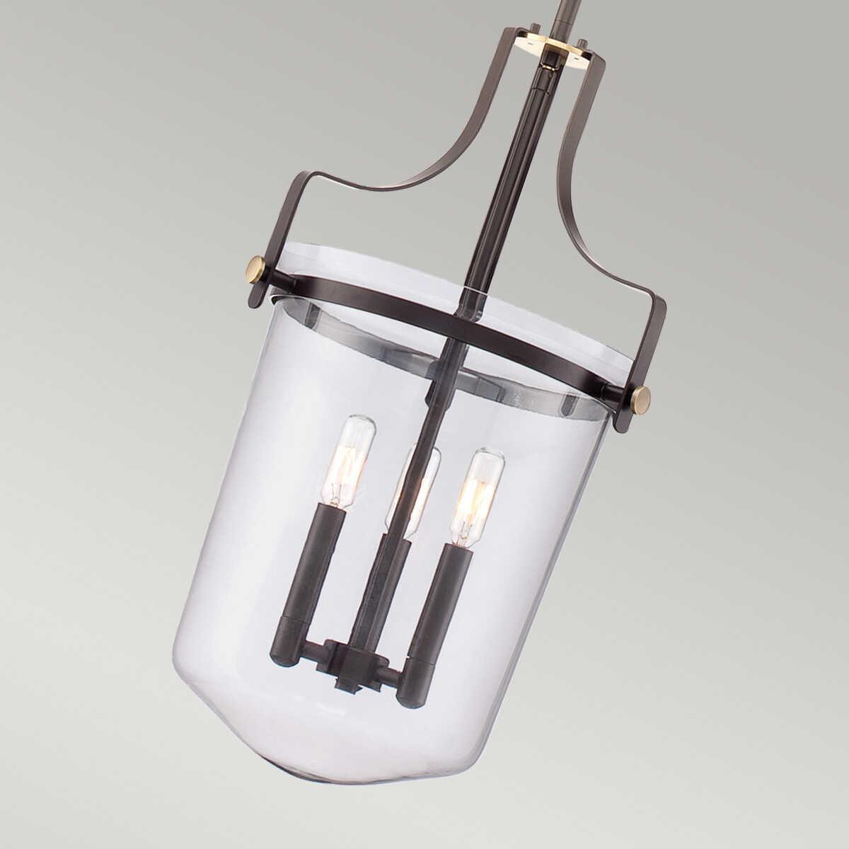 Quoizel Penn Station Bronze Ceiling Pendant Light-Ceiling Pendant Lights-Elstead Lighting-6-Tiffany Lighting Direct