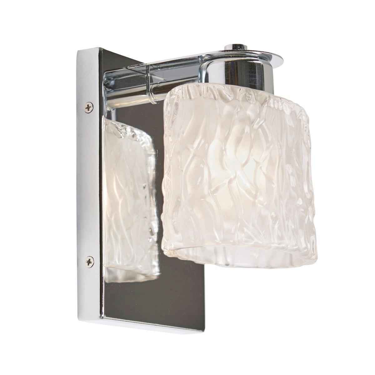quoizel seaview 1 light polished chrome bathroom wall light