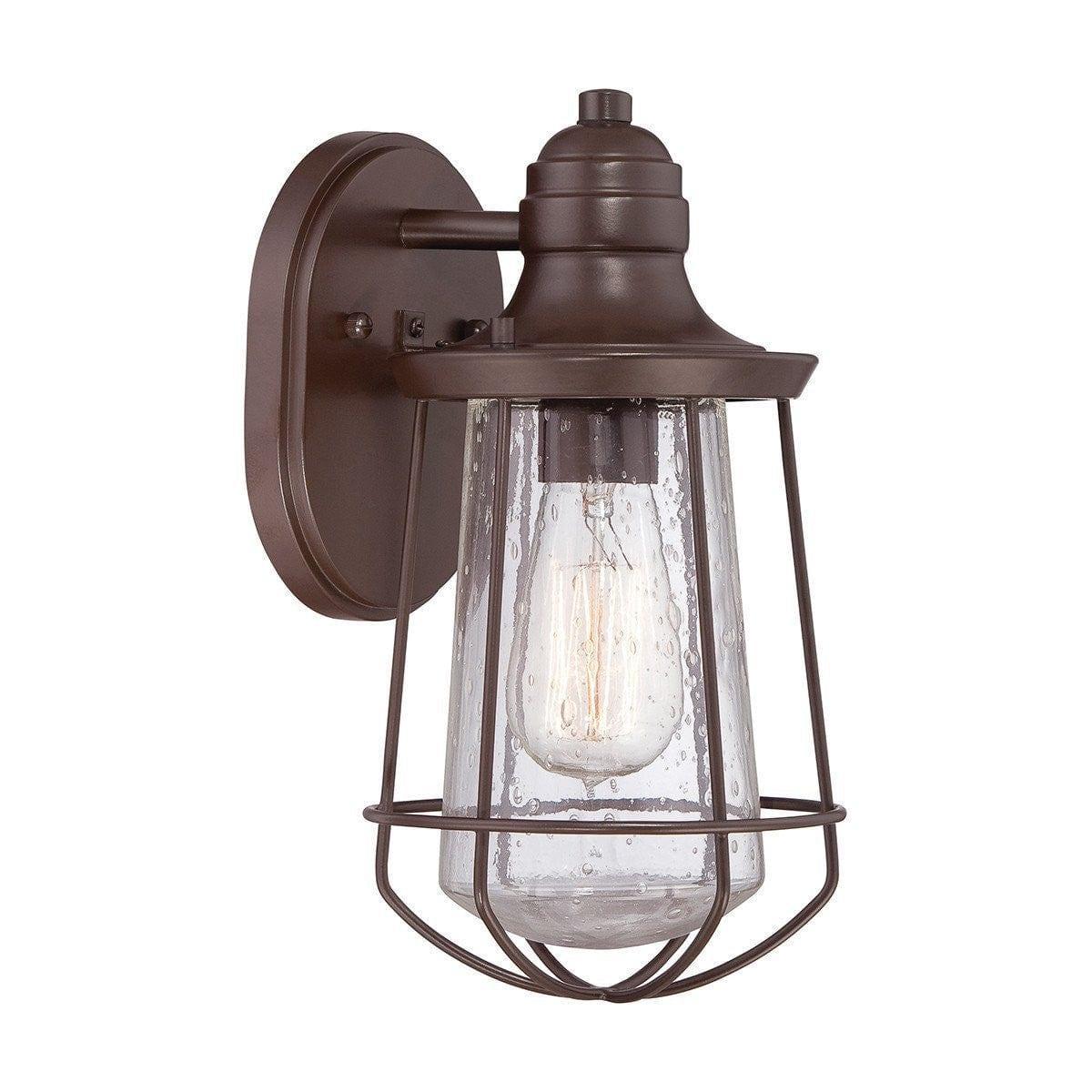 Elstead Marine Western Bronze Finish Small Outdoor Wall Lantern 1