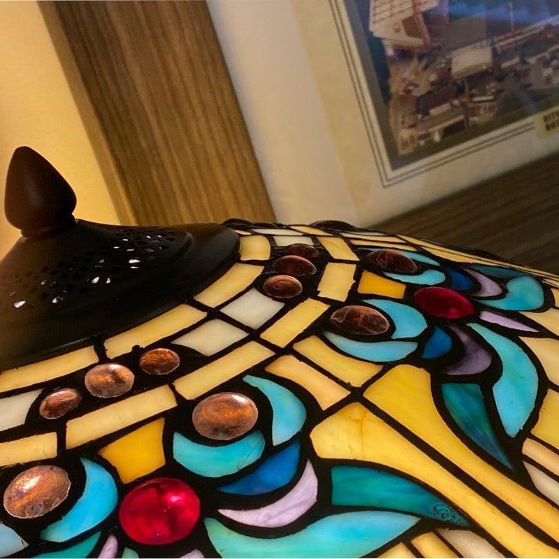 regency tiffany floor lamp mDining room lighting