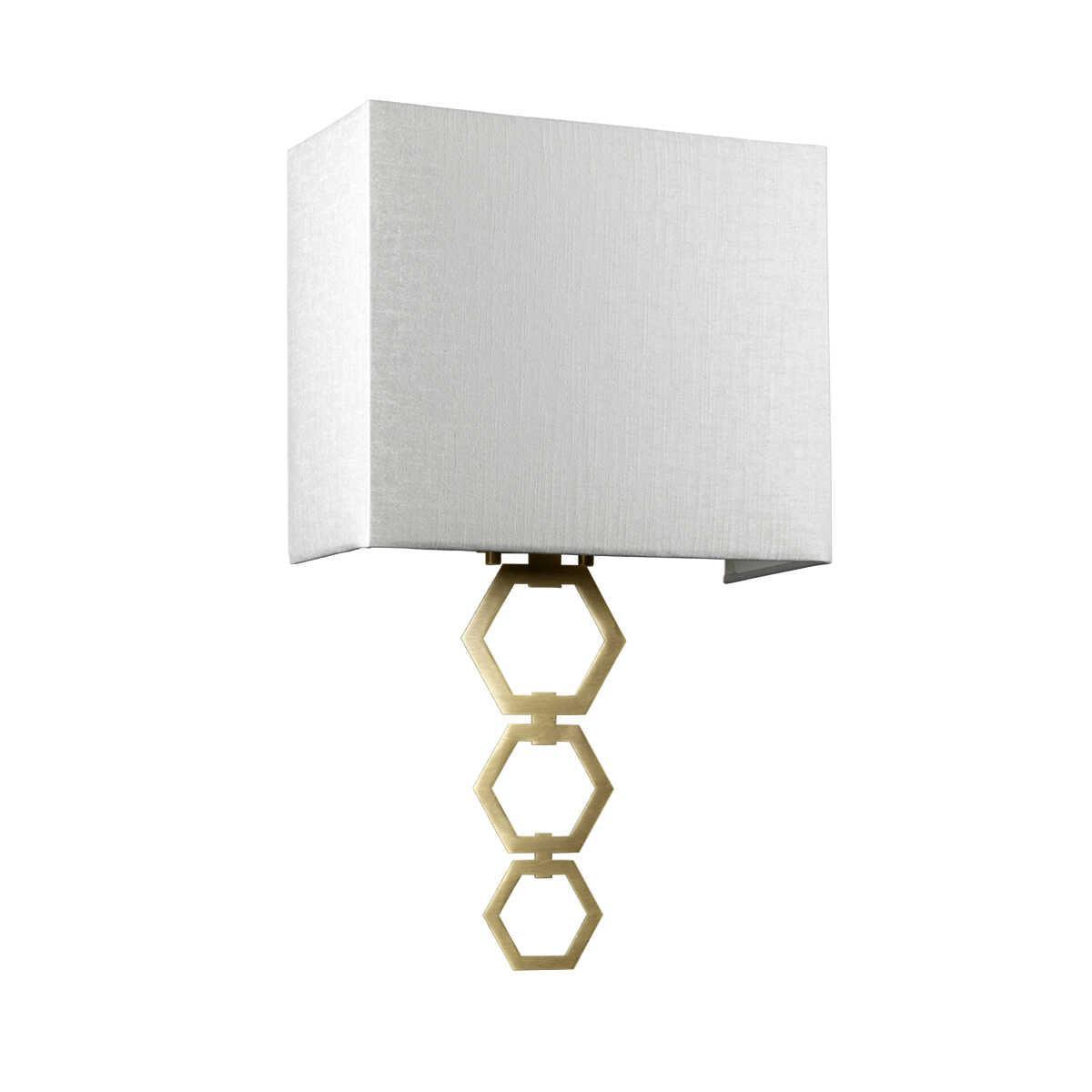 Ria Medium 1 Light Aged Brass Wall Light ,RIA-MEDIUM-AB,Elstead Lighting, living room close up image