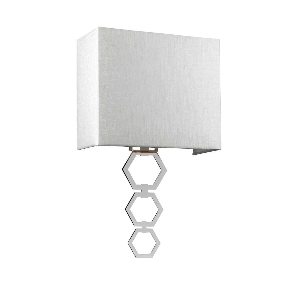 ria medium 1 lt polished chrome wall light elstead lighting Living Room Close Up