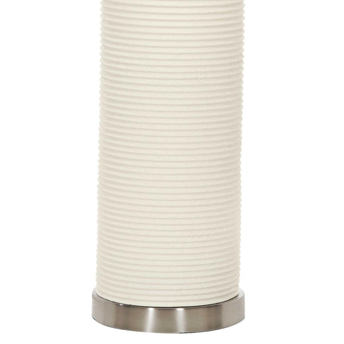 Ripple 1 Light White Table Lamp - Elstead Lighting 4