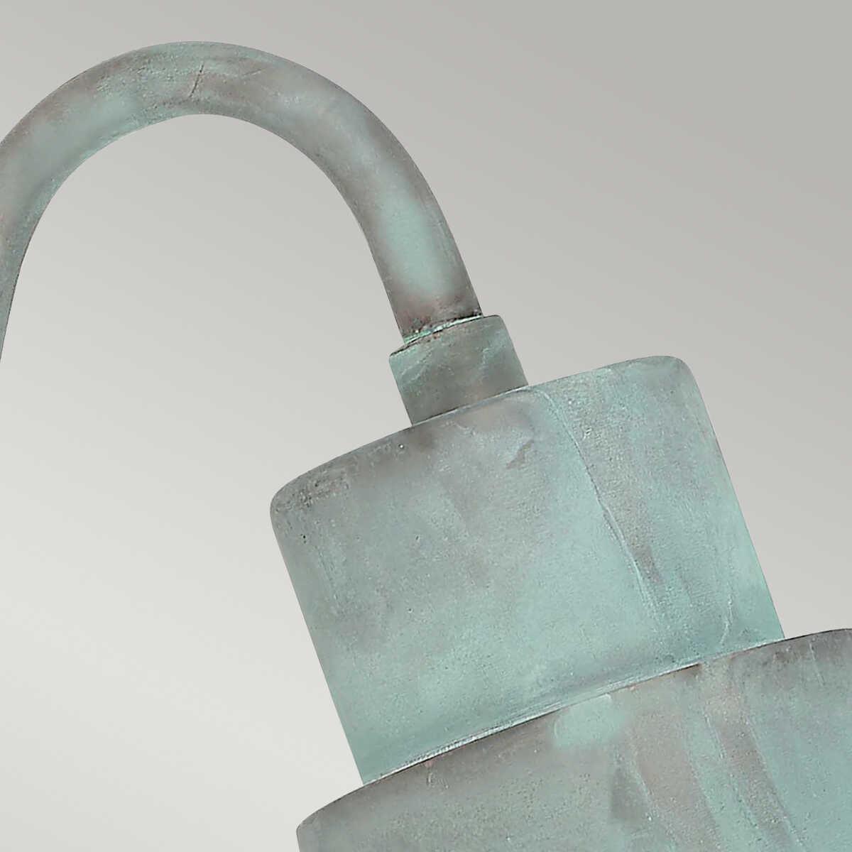 Elstead Sheldon Verdigris Finish Outdoor Wall Lantern 4