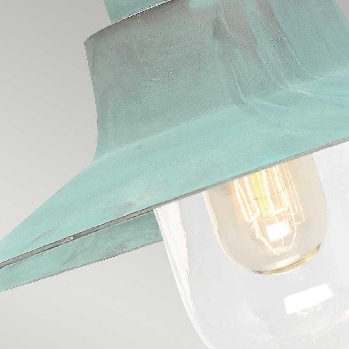 Elstead Sheldon Verdigris Finish Outdoor Wall Lantern 5