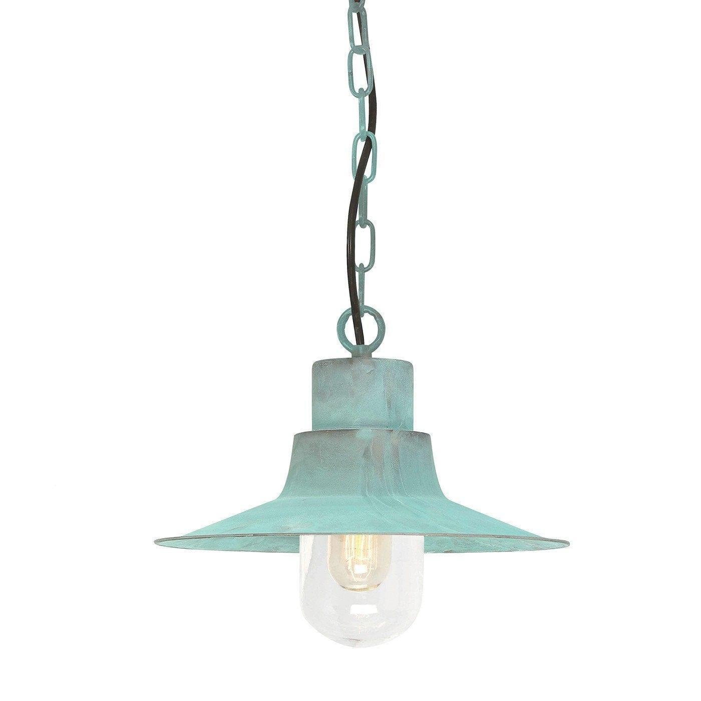 Elstead Sheldon Finish_Finish_Verdigris Finish Outdoor Pendant Lantern SHELDON CH V image