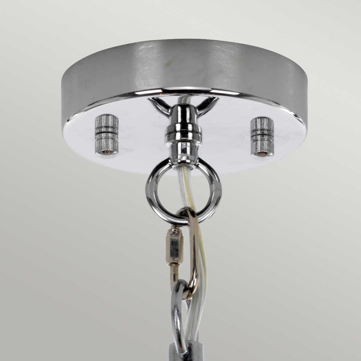 Elstead Shoal 1 Light Polished Nickel Ceiling Pendant-Ceiling Pendant Lights-Elstead Lighting-5-Tiffany Lighting Direct