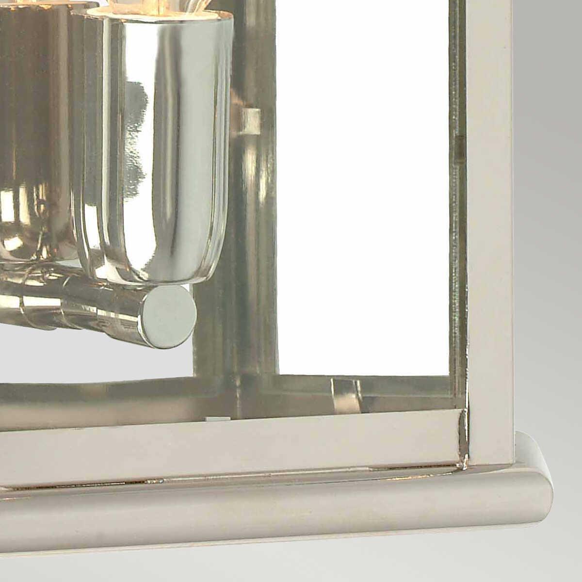 elstead st martins polished nickel finish outdoor wall lantern Living Room Close Up