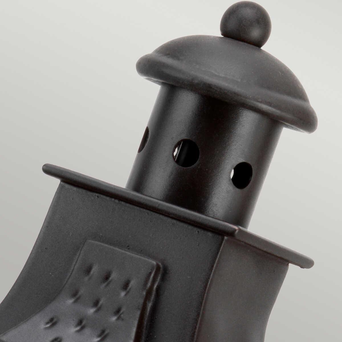 Elstead Stow Old Bronze Finish Outdoor Wall Close up image