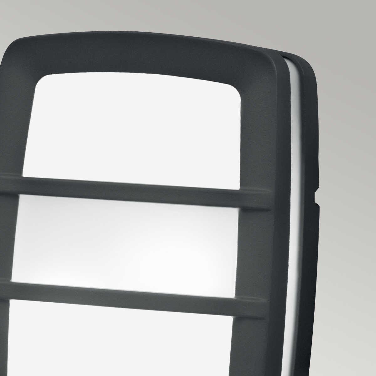 elstead seine medium graphite outdoor wall light Detailed Close Up