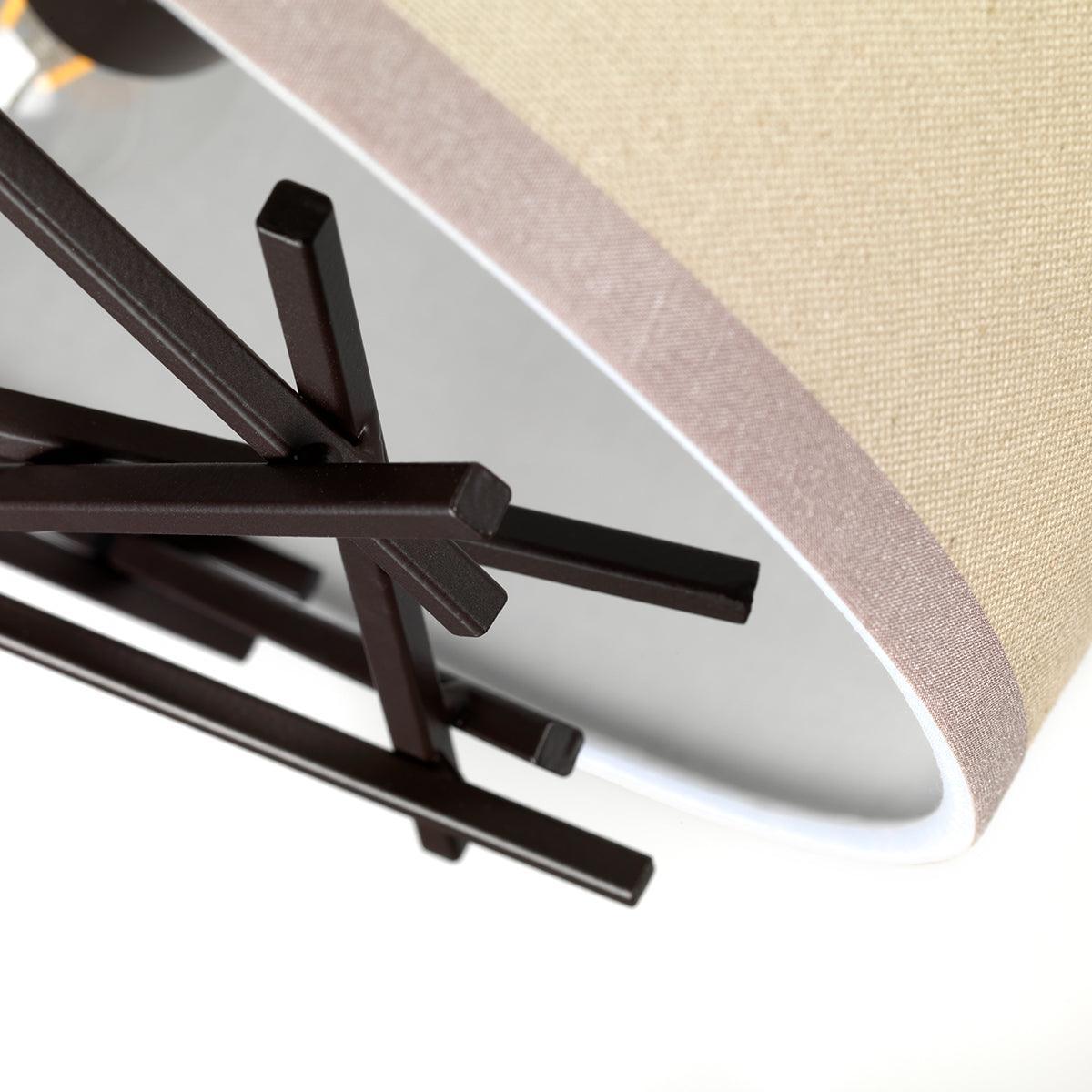 Elstead Lighting Taiko 3 Light Bronze Ceiling Pendant-Ceiling Pendant Lights-Elstead Lighting-4-Tiffany Lighting Direct