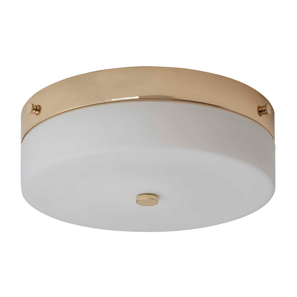 elstead lighting tamar large flush gold bathroom ceiling light Other Close Up