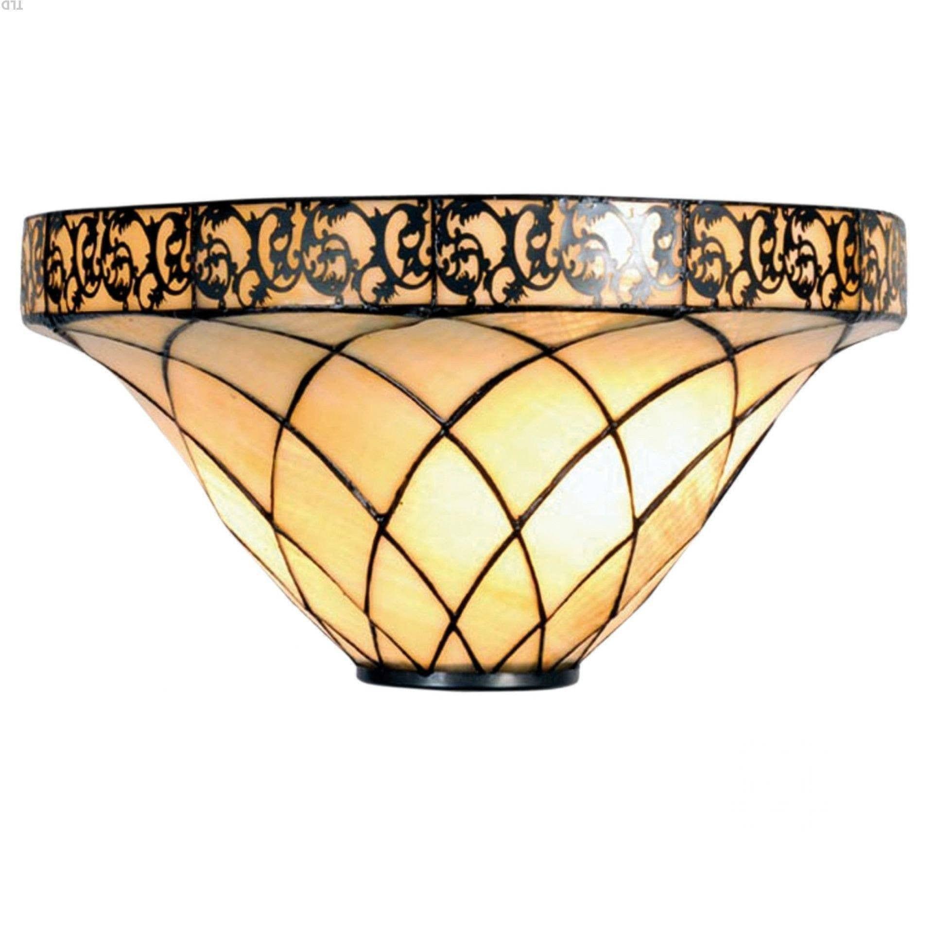 Tiffany Ceiling Flush & Semi Flush Lights - Cambridge Tiffany Flush Ceiling Light