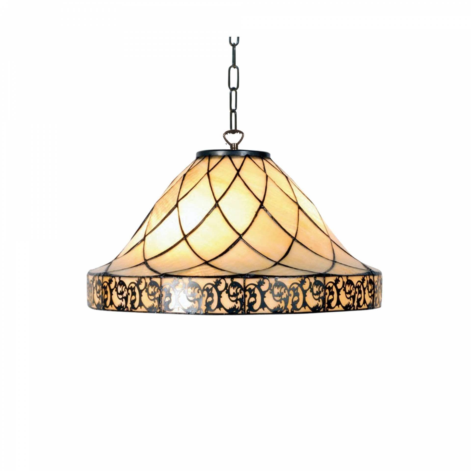 Tiffany Ceiling Pendant Lights - Cambridge Medium Tiffany Ceiling Light,Single Bulb Fitting