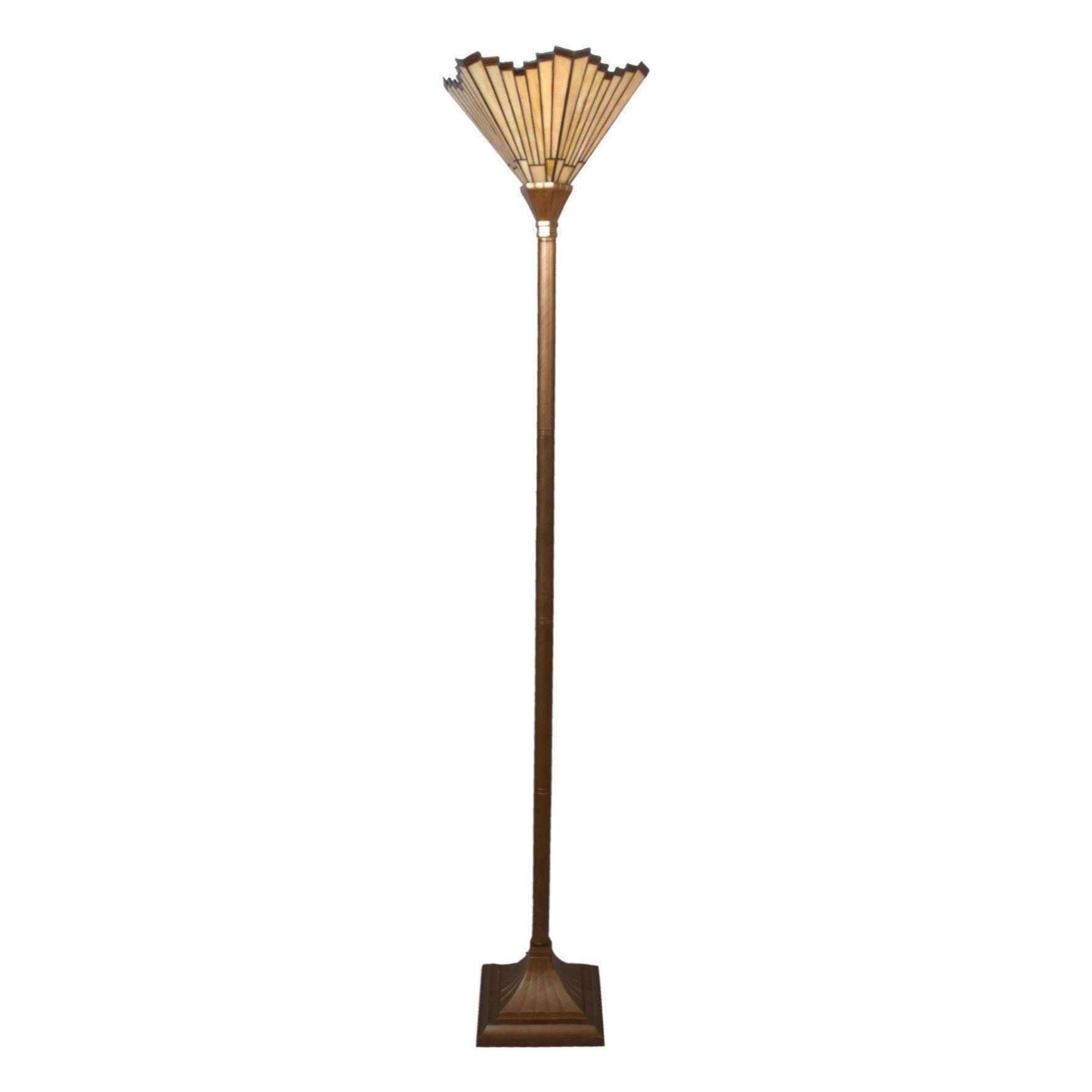 Tiffany Floor Lamps - Belfast Tiffany Uplighter Floor Lamp