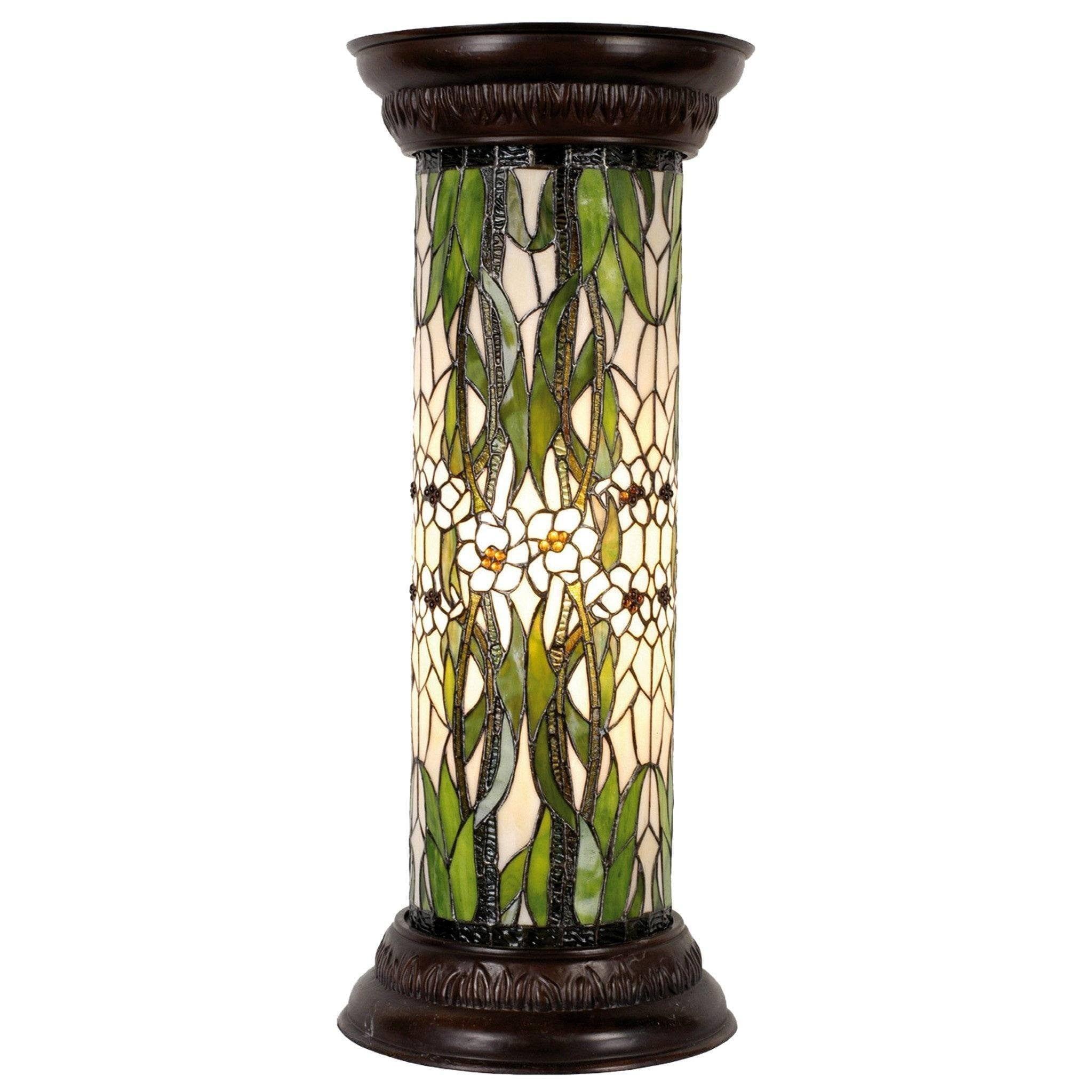 Tiffany Floor Lamps - Margerite Tiffany Jardiniere Floor Lamp