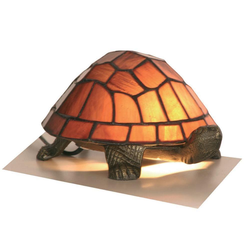 Tiffany Gift Table Lamps - Oaks Tiffany Purple Tortoise Table Lamp OT 950 PU