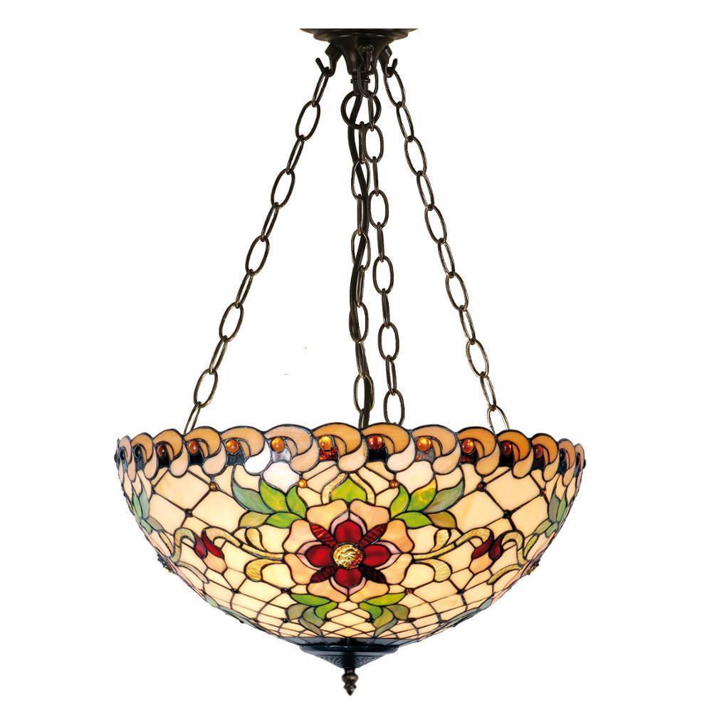 Inverted Ceiling Pendant Lights - Angelique Large Inverted Pendant Light (adjustable Chain)