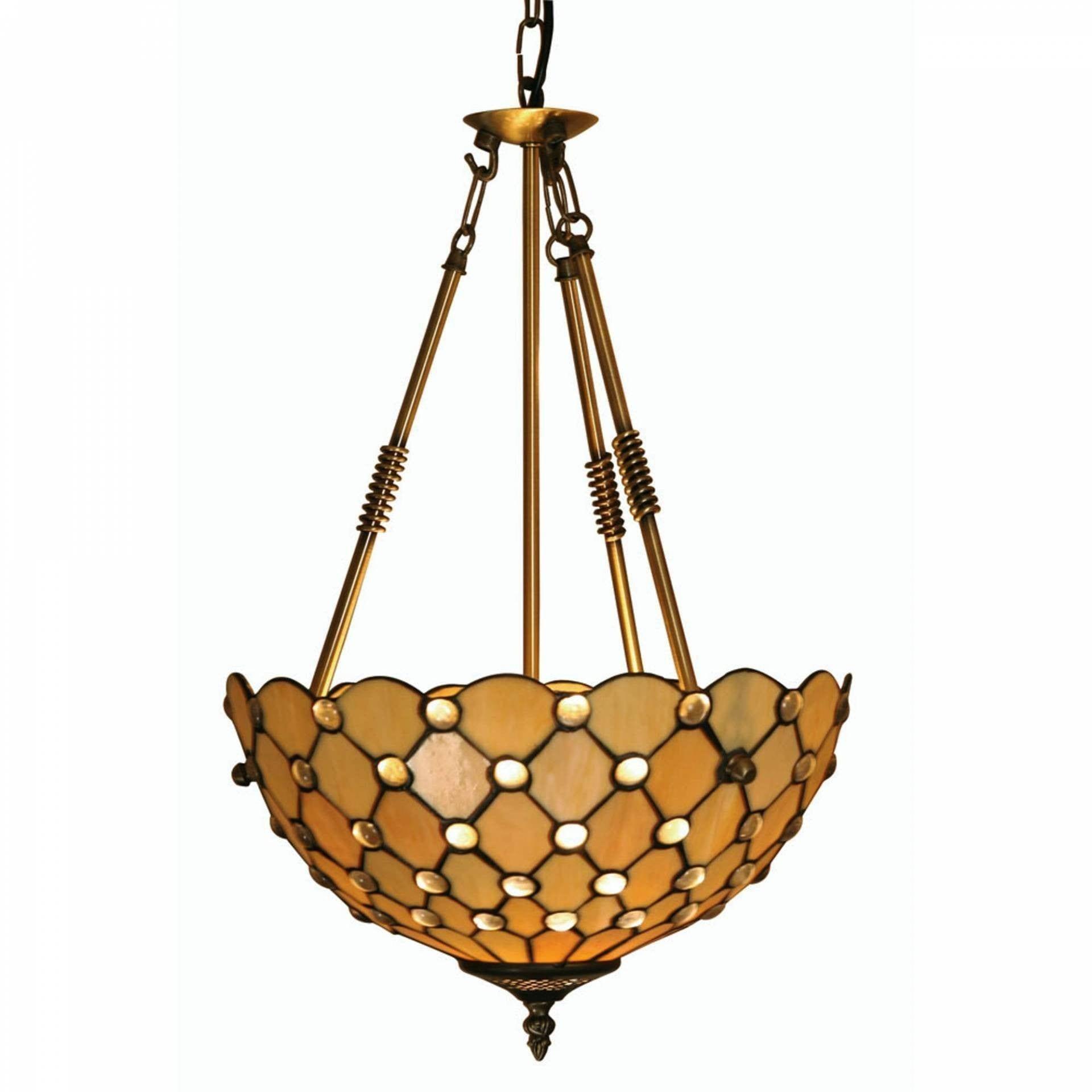 Inverted Ceiling Pendant Lights - Oaks Jewel Inverted Pendant Light OT1562/14R