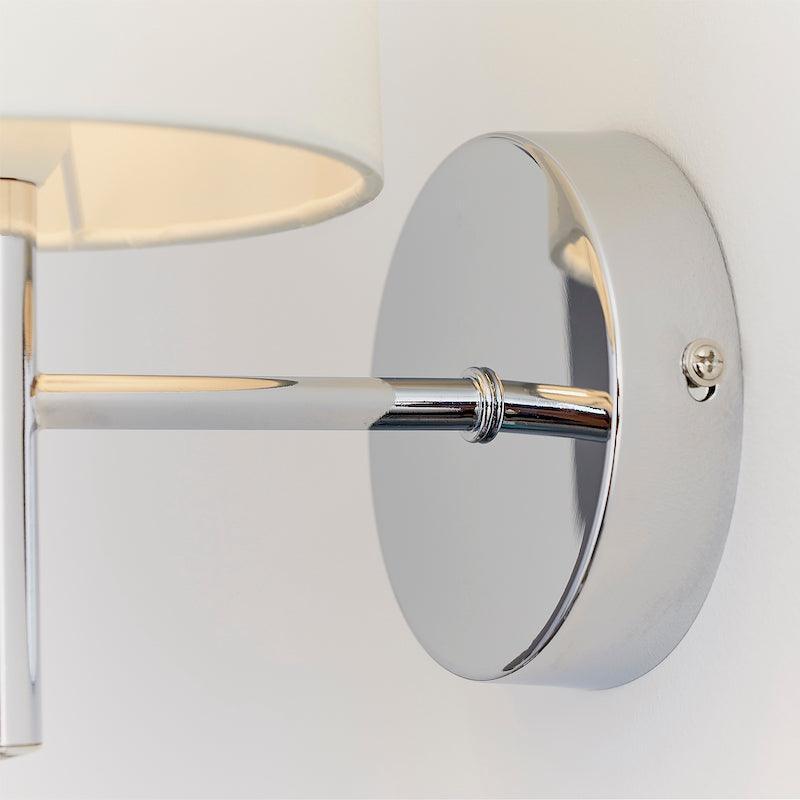 Traditional Wall Lights - Brio chrome Finish Wall Light BRIO-1WBCH right fitting