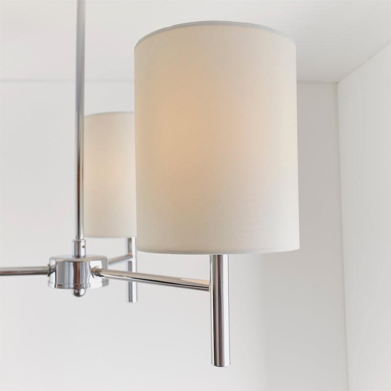 Traditional Flush & Semi Flush Ceiling Lights - Brio 3 Arm Chrome Finish Semi Flush Ceiling Light BRIO-3CH single lamp