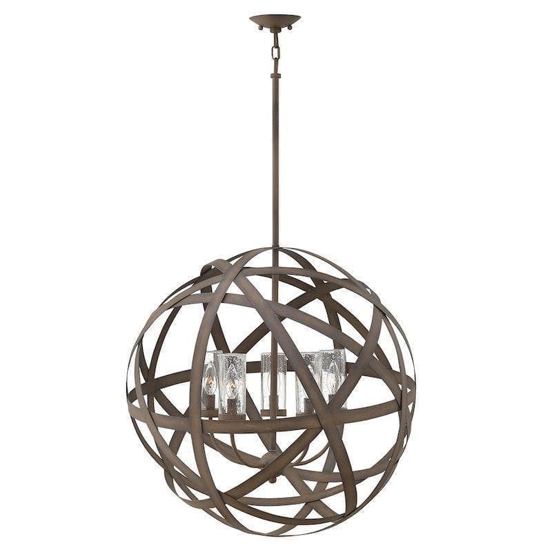 Hinkley Carson Outdoor 5 Light Pendant by Elstead Outdoor Lighting