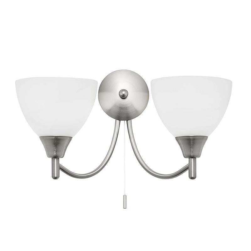 Alton chrome wall light 1805-2SC grey