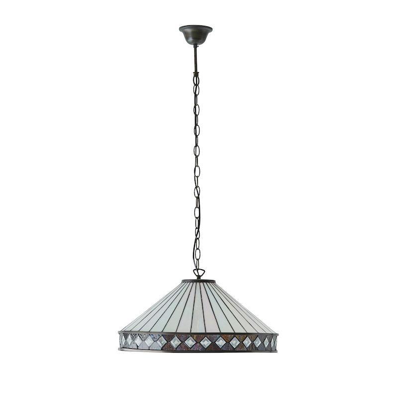fargo tiffany large pendant light close up image
