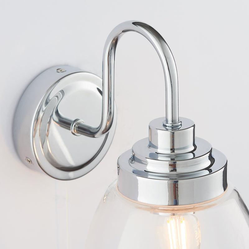 hampton 1lt wall light by Endon Lighting Living Room Unlit Shot
