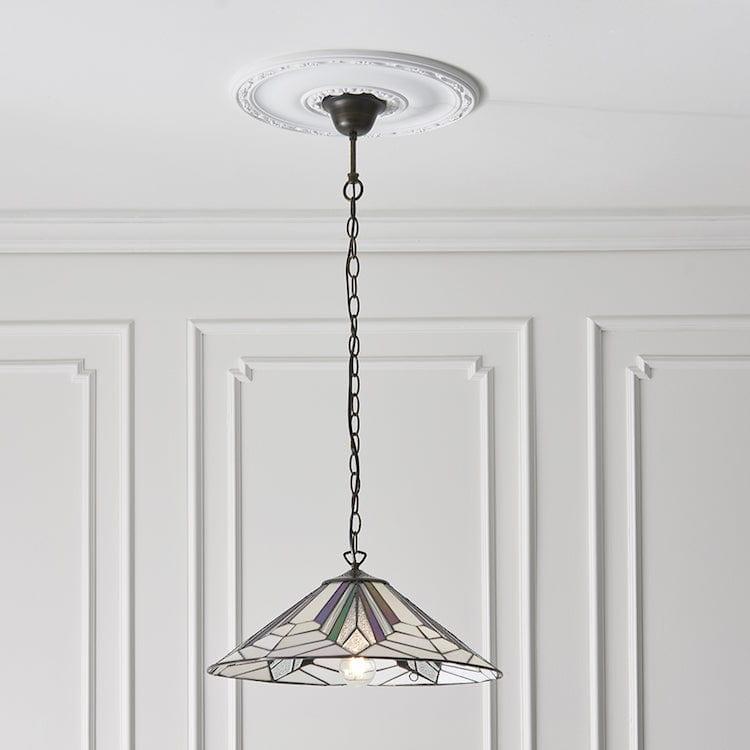Astoria Large Tiffany Ceiling Light - One Bulb Fitting
