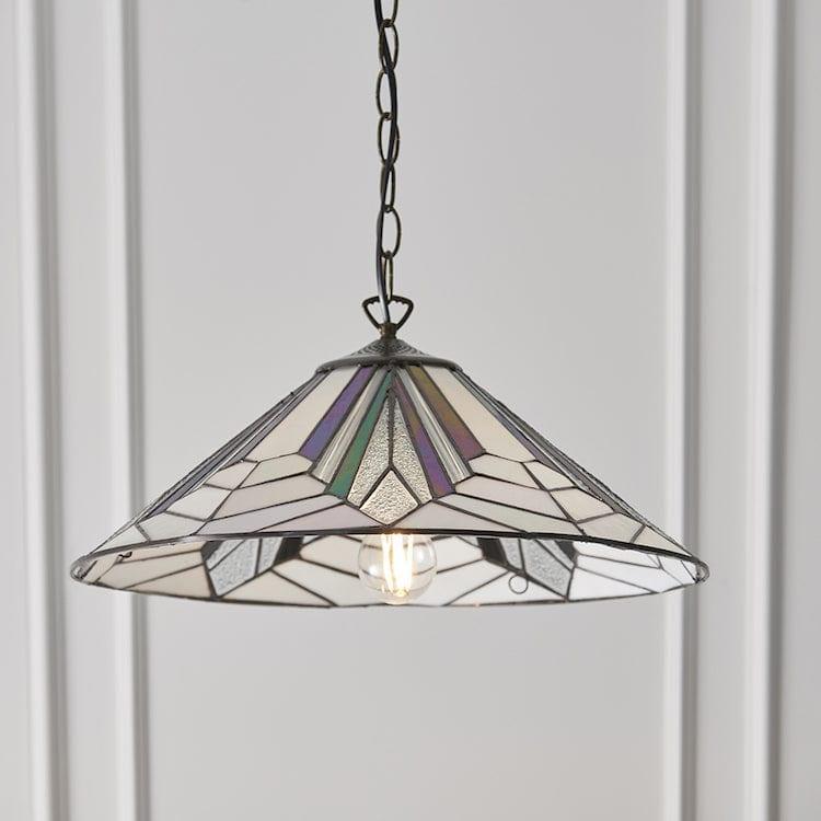 astoria large tiffany ceiling pendant light adjustable chain Hallway Lighting Image
