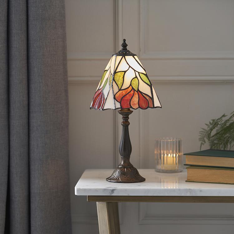 Interiors 1900 Botanica Tiffany Bedside Table Lamp