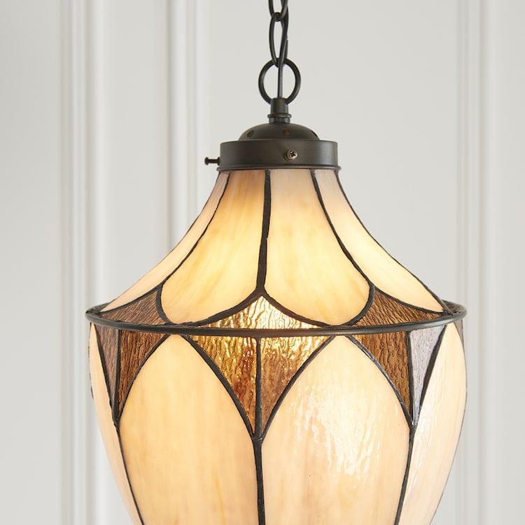 brooklyn large tiffany lantern light close fitting image