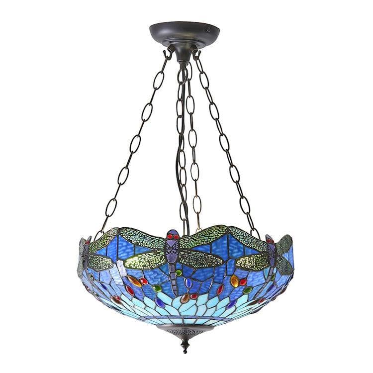 Inverted Ceiling Pendant Lights - Blue Dragonfly Medium Inverted Ceiling Light 64075
