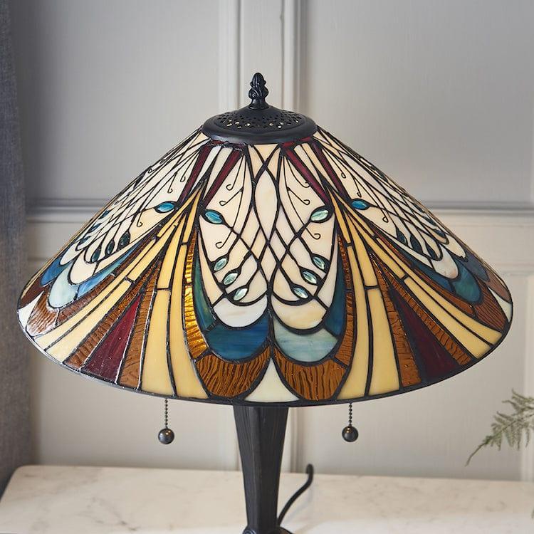 hector large tiffany lamp mDining room lighting