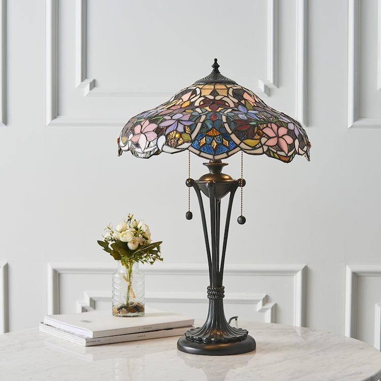 sullivan large tiffany table lamp kitchen lighting image