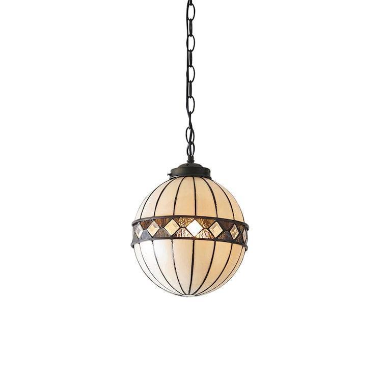 fargo tiffany medium sphere pendant light adjustable chain Hallway Lighting Image