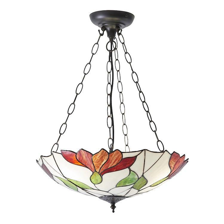 Inverted Ceiling Pendant Lights - Botanica 3 Light Inverted Pendant Ceiling Light 70946