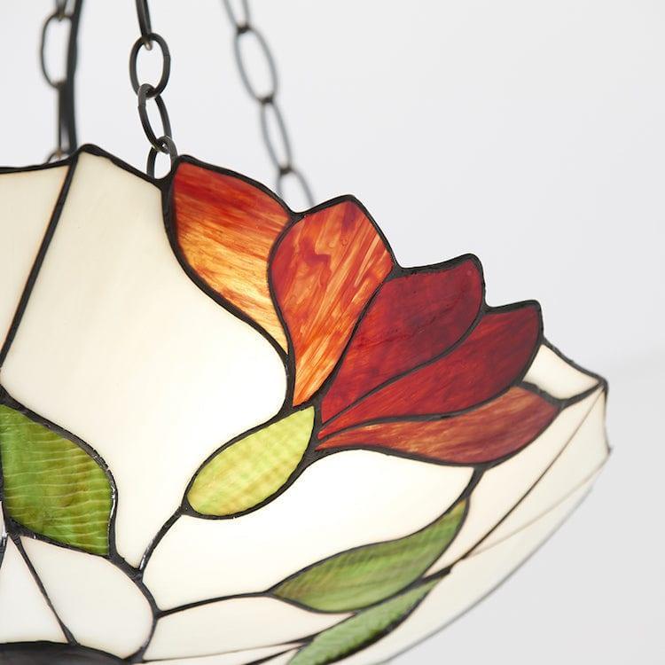 botanica inverted tiffany pendant light Living room lighting image