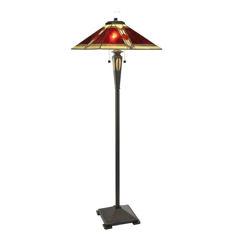 Interiors 1900 Aztec Tiffany Floor Lamp