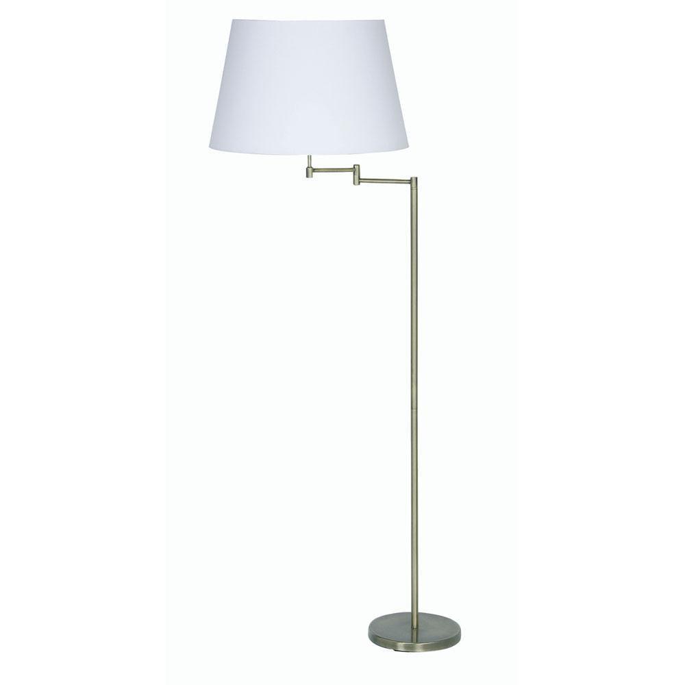 Armada Antique Brass Floor Lamp (fitting only) by Oaks Lighting 1