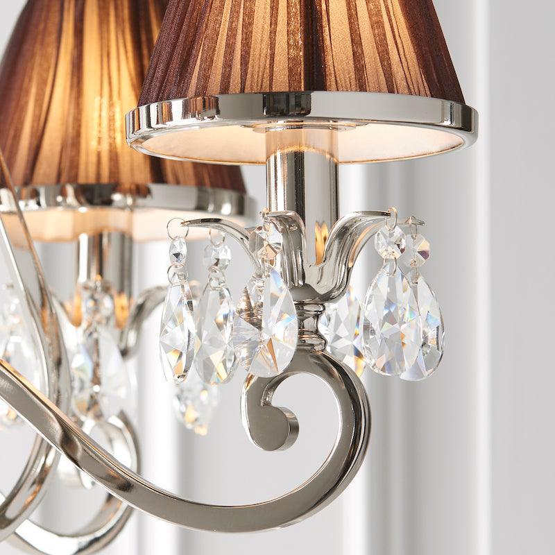 oksana nickel chandelier 63511 crystal drop close up