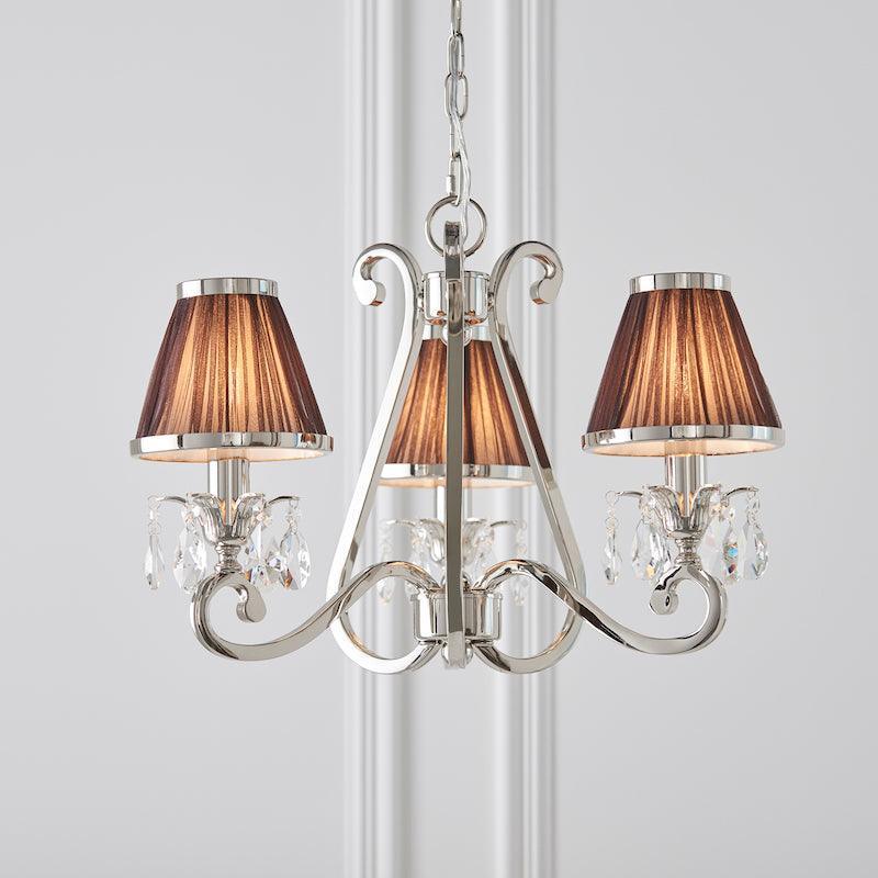 oksana nickel chandelier 63513 living room shade