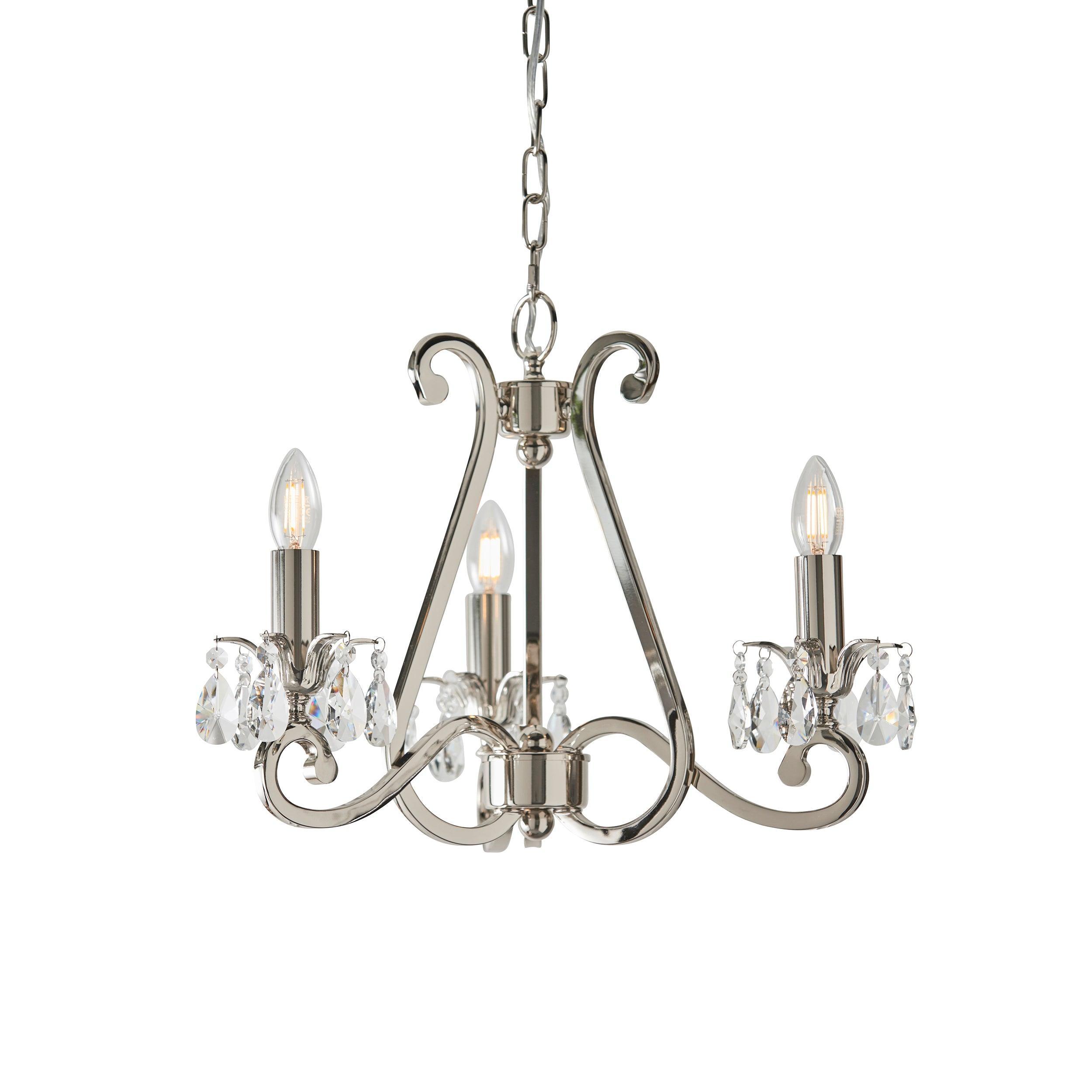 Oksana Nickel Chandelier UL1P3N