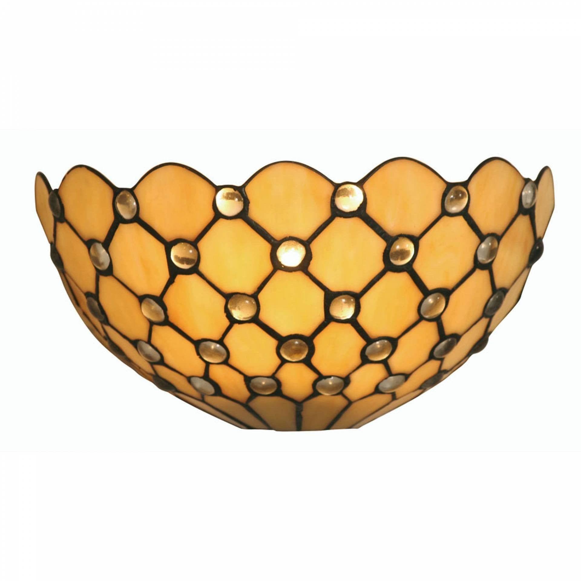 Tiffany Wall Lights - Oaks Tiffany Jewel Wall Light