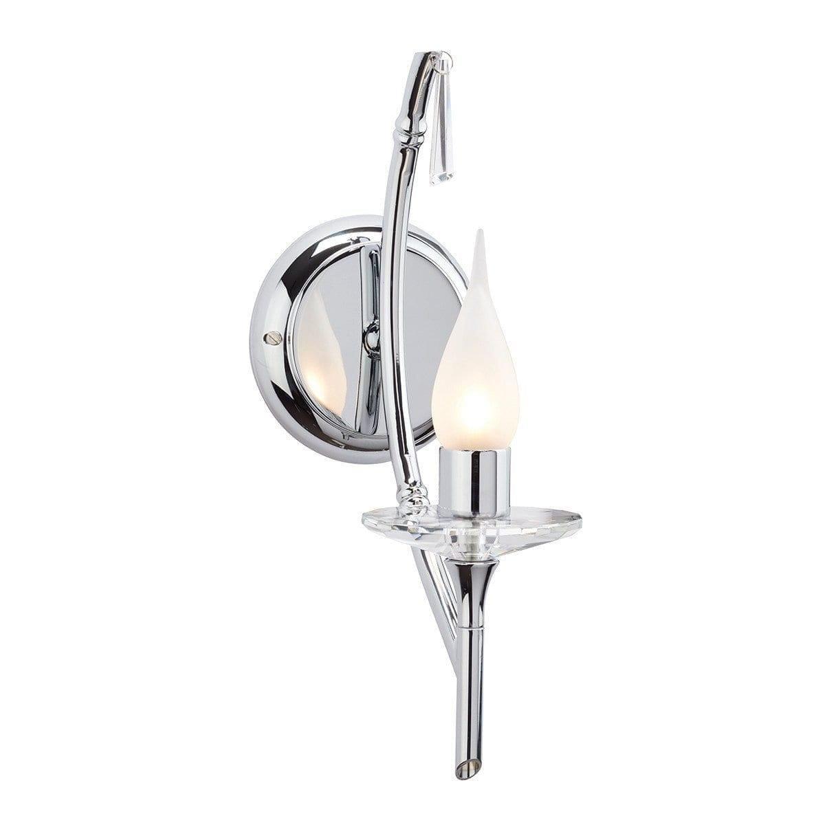 Traditional Bathroom Lights - Brightwell Polished Chrome Finish Bathroom Wall Light BATH/BR2 CHROME