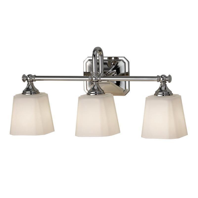 Traditional Bathroom Lights - Feiss Concord Polished Chrome Finish 3 Light Bathroom Above Mirror Light FE/CONCORD3 BATH