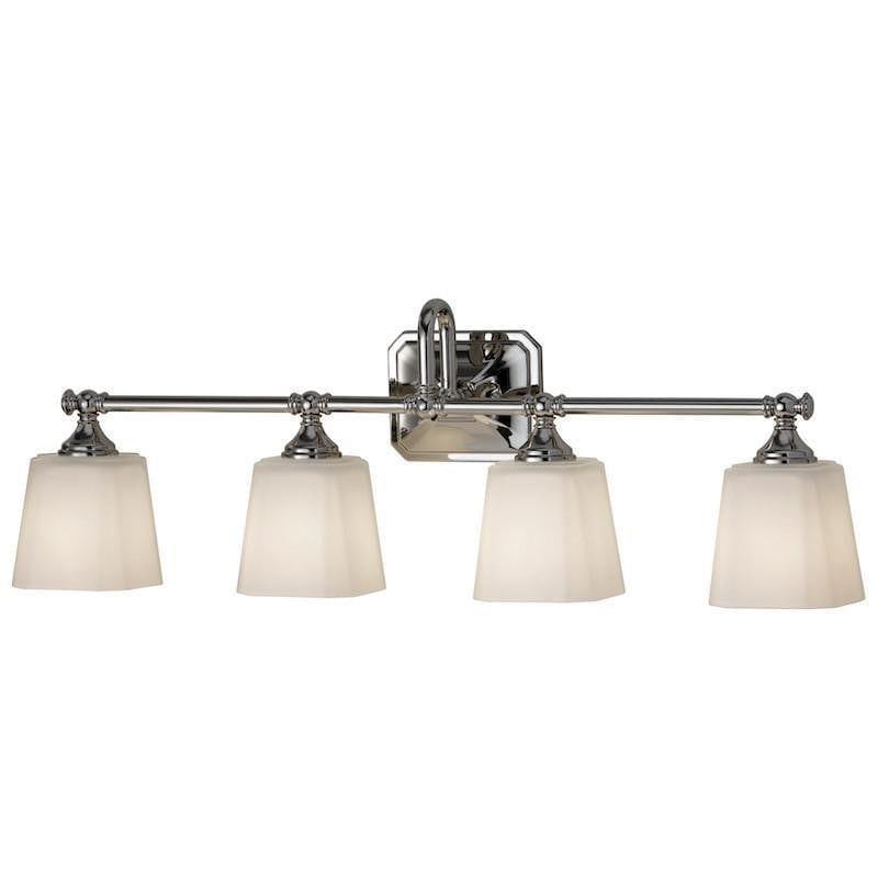 Traditional Bathroom Lights - Feiss Concord Polished Chrome Finish 4 Light Bathroom Above Mirror Light FE/CONCORD4 BATH