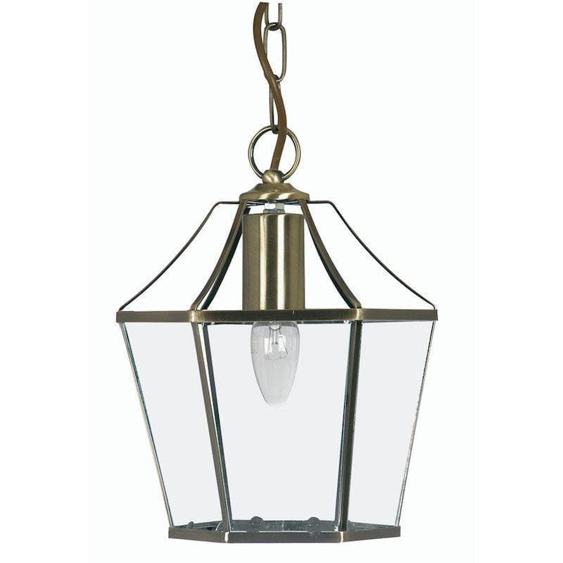 Traditional Ceiling Pendant Lights - Dulverton brass Pendant Ceiling Light 1044 AB