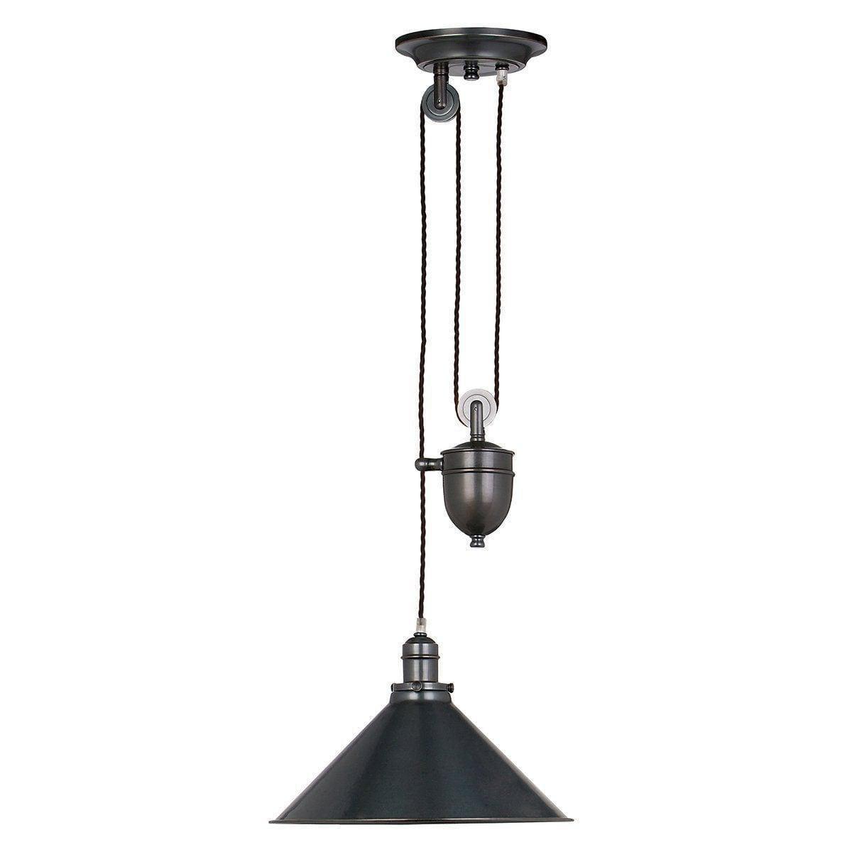 Traditional Ceiling Pendant Lights - Elstead Provence Old Bronze 1lt Rise & Fall Pendant Ceiling Light PV/P OB